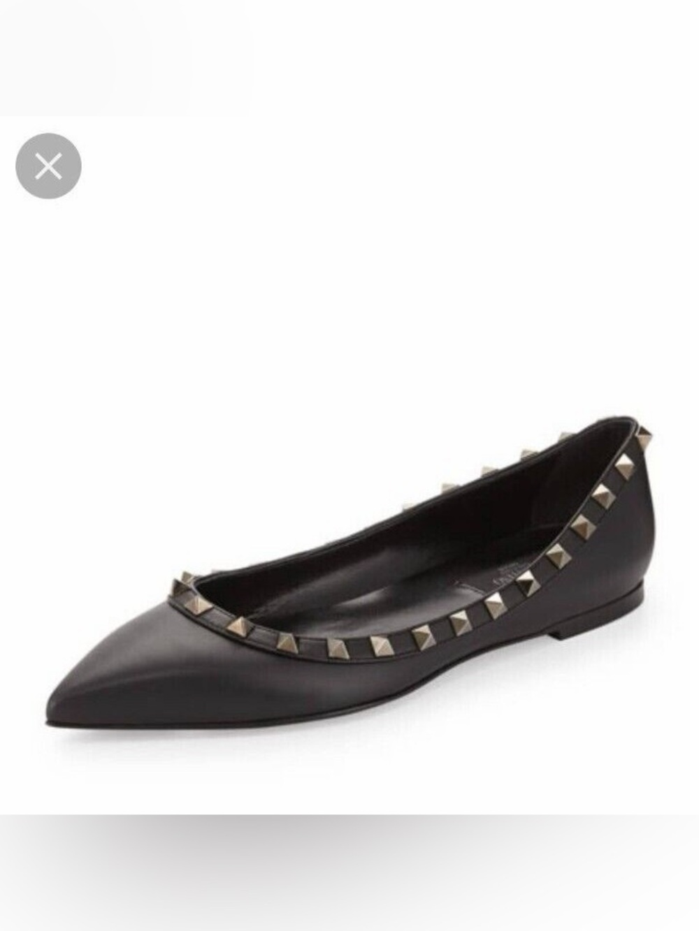 Valentino Garavani Rockstud Ballerina Flats | Size 39.5